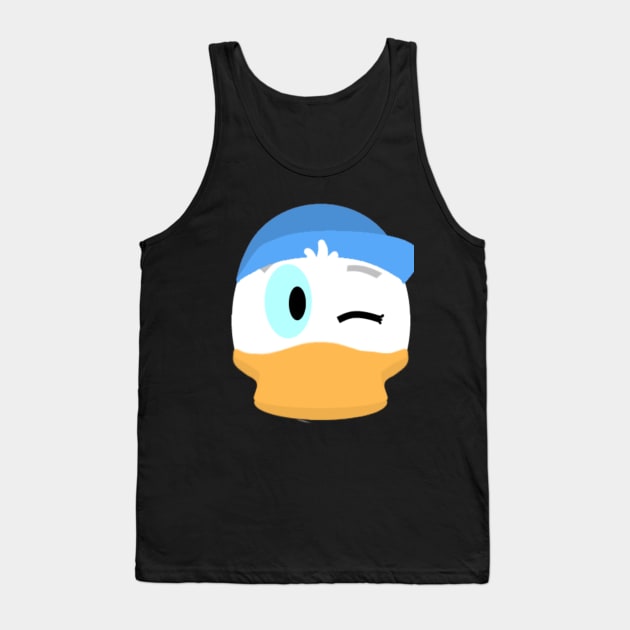 Duck Tales - Dewey Tank Top by shallahan